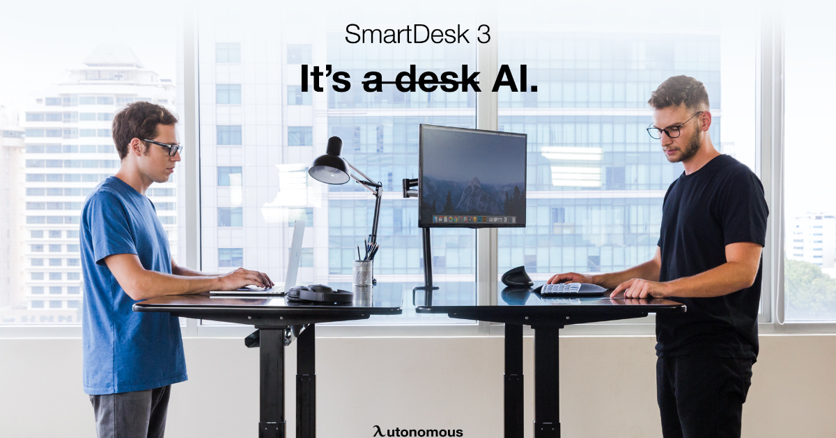 SmartDesk 3: AI-Powered Standing Desk by Autonomous - Indiegogo