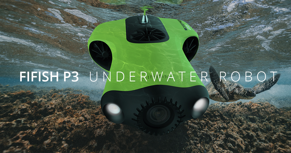 FIFISH P3-1st Truly Professional Underwater Drone by Qysea Technology ...