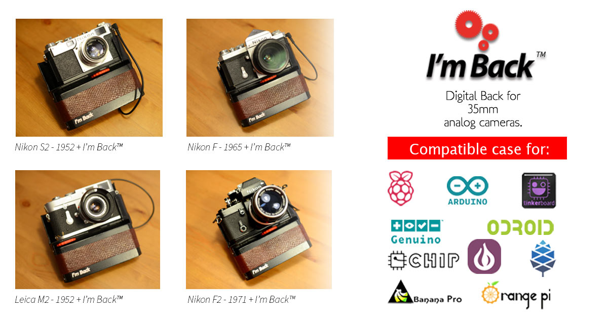 Unique Raspberry Pi Case The unique Raspberry Pi case and 35mm digital back by I‘m Back® GmbH ...