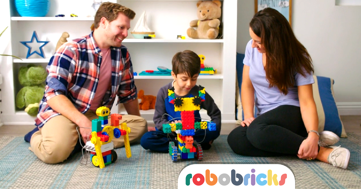 Robic Block Robobricks: Screen Free Code brings blocks to life by Robotix Learning ...