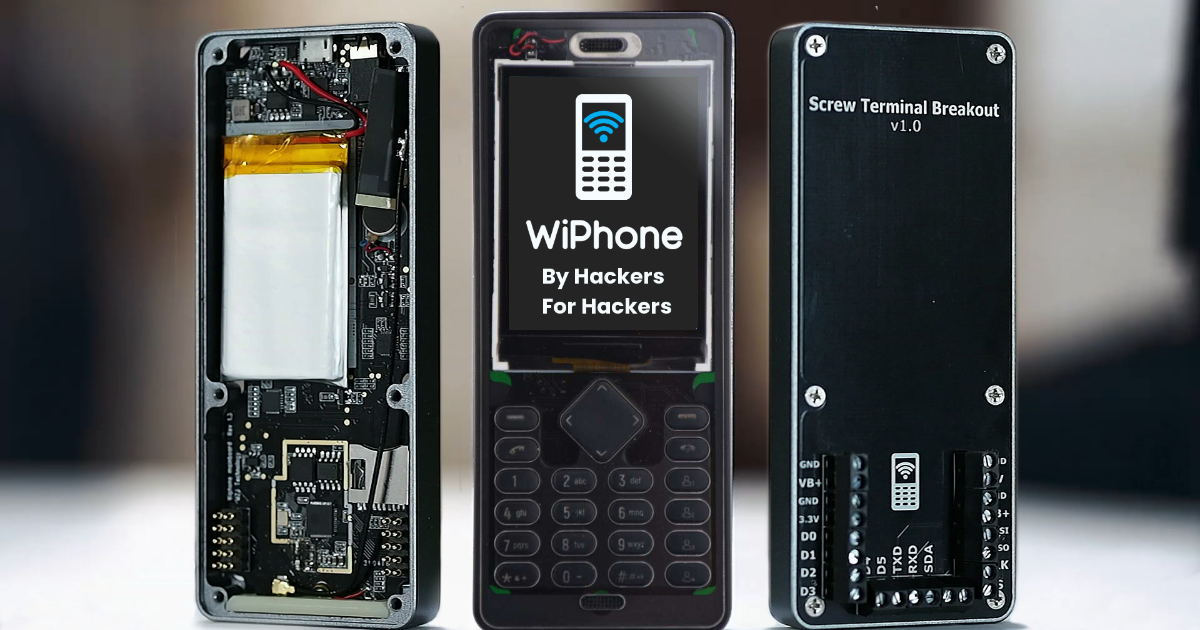 WiPhone, A Phone for Hackers and Makers by Ben Wilson - Indiegogo