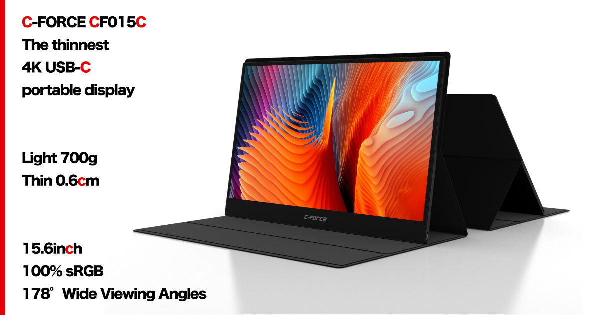 C-FORCE CF015C Thinnest 4K USB-C portable display by C-FORCE - Indiegogo