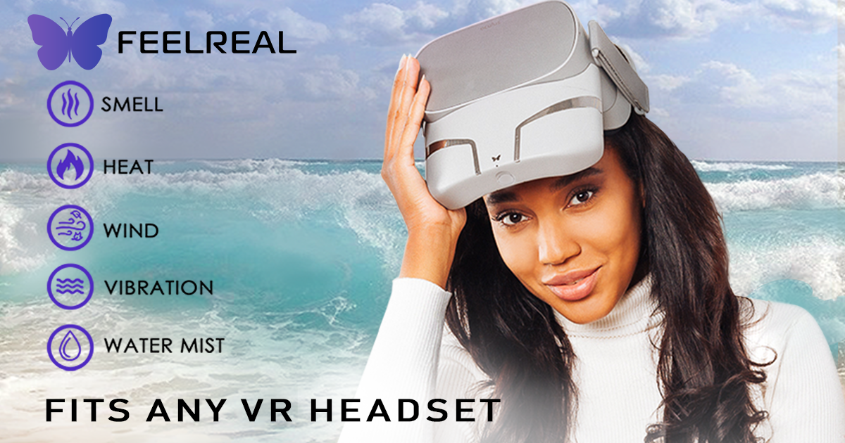 First Vr Mask Feelreal - The World's First Multisensory VR Mask by Unreal, Inc ...