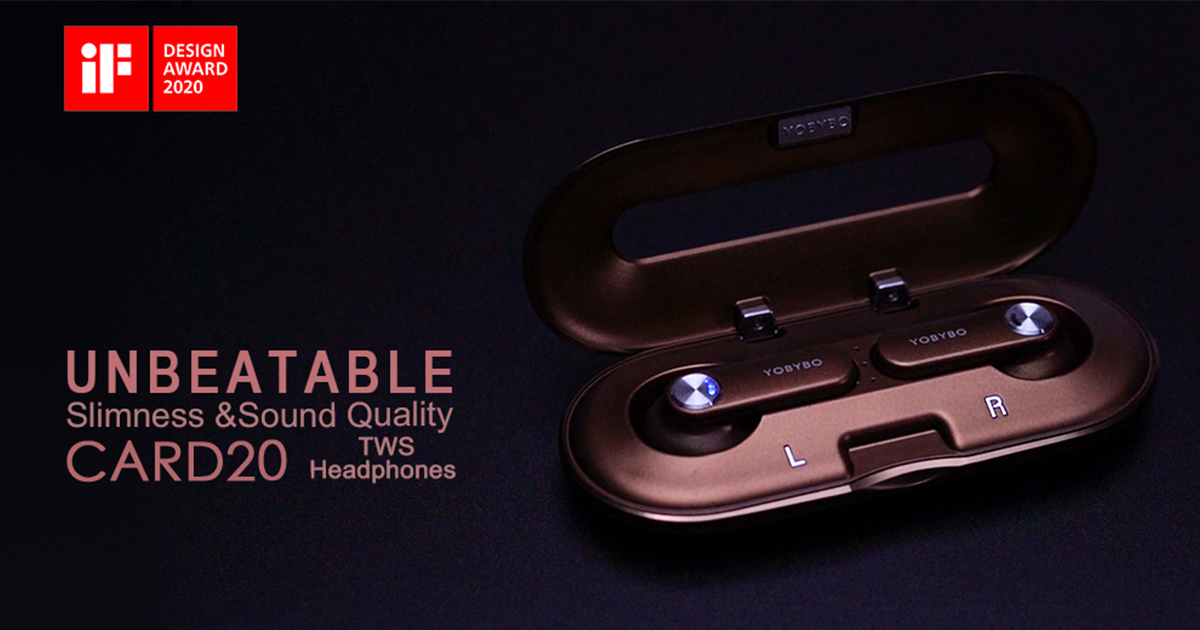 CARD20: Paper Thin TWS Earbuds with Supreme Sound by YOBYBO TEAM
