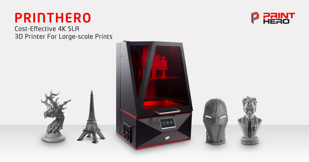 Printer Hero PrintHero Industrial Level 4K SLA 3D Printer by PrintHero Team - Indiegogo