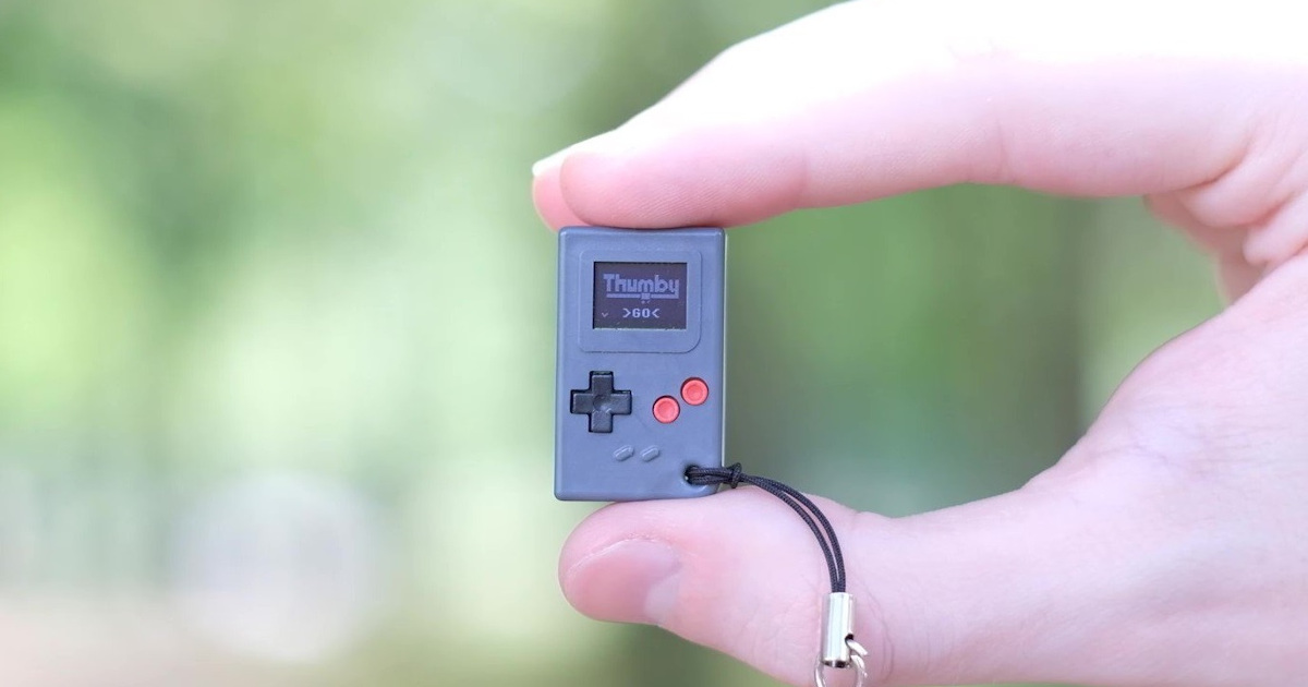 Thumby - The Tiny Playable Keychain by TinyCircuits - Indiegogo