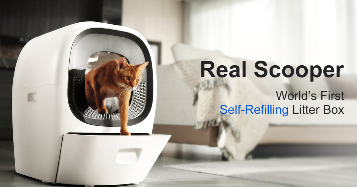 LALAHOME RealScooper: Smart Self-Refill Litter Box by LalaPetworld