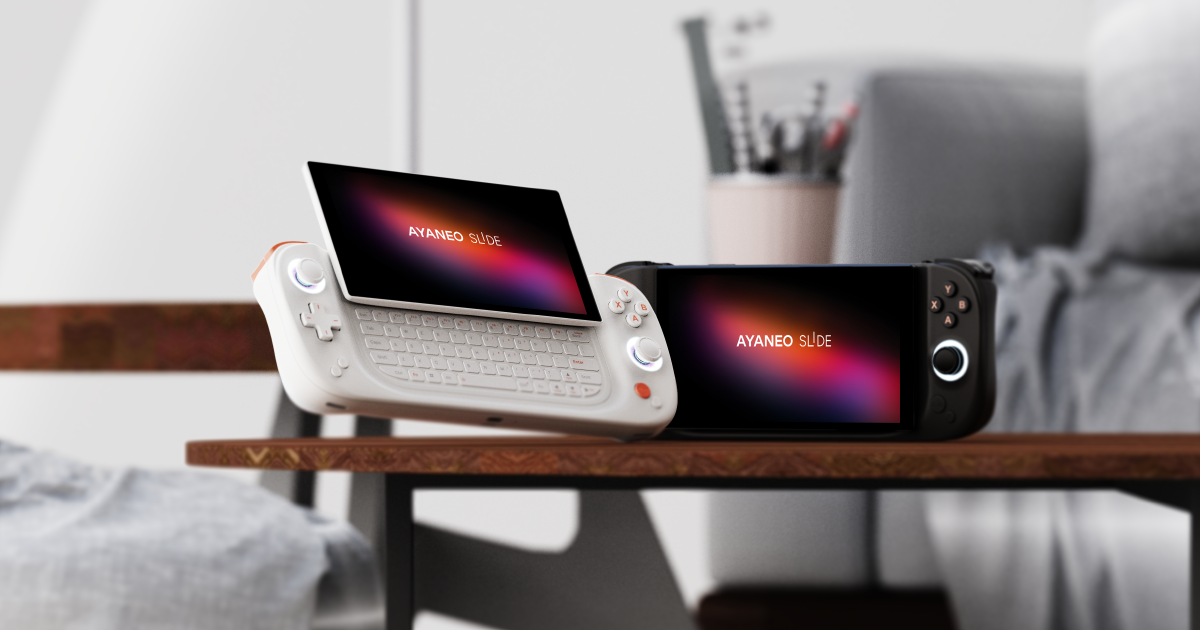 AYANEO SLIDE: Full Keyboard Slide 7840U Handheld by AYANEO - Indiegogo