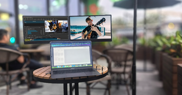 Laptomo Z2:True Mobile Triple Screen Workstation by Laptomo Z2 - Indiegogo