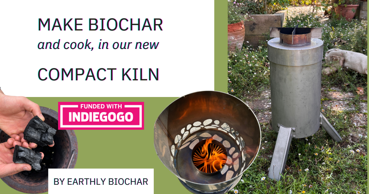 Compact Biochar Kiln - Make Biochar At Home by Lottie Hawkins - Indiegogo