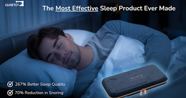 Less Snoring QUIETO: Snore Less, Sleep Better by Zaid Ahmed Khan - Indiegogo