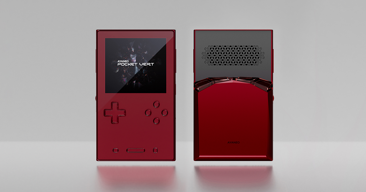 AYANEO Pocket VERT：Mastercrafted for Vertical Retro Gaming by