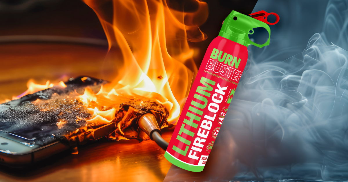 BurnBuster: Suppresses Lithium-Ion Battery Fires by Jason Graaff ...