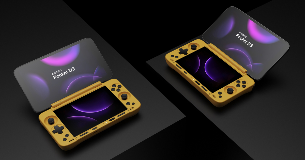 Pocket DS:World's 1st Dual-Screen Android Handheld by AYANEO