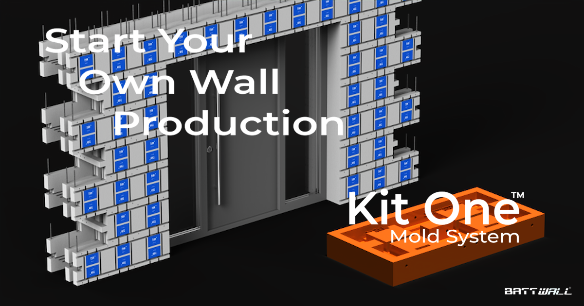 BattWall Kit One - Build Your Own Wall System by BattWall Key ...