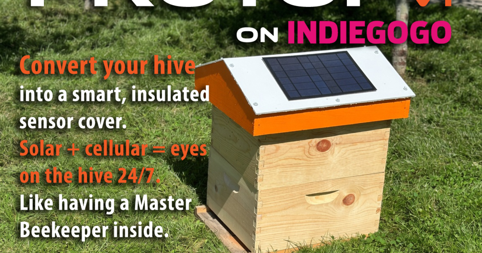 Beehive ProTop v1: Turn Any Standard Hive into a Solar-Powered