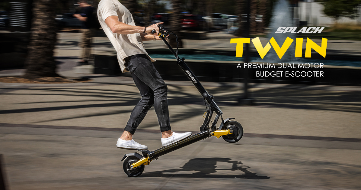 SPLACH TWIN: Dual Motor eScooter 48H Summer Sale by SPLACH BIKE - Indiegogo