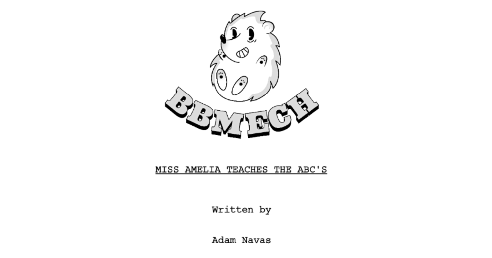 Miss Amelia Teaches the ABC's - A HORROR FILM by Adam Navas - Indiegogo