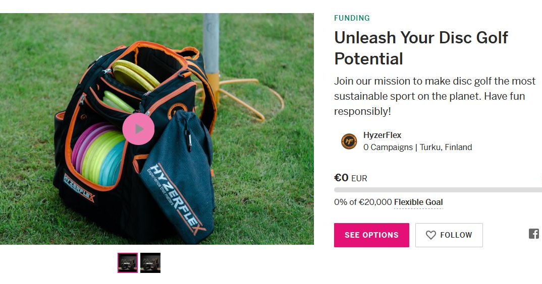 Redefining Disc Golf with Sustainable Innovations by HyzerFlex - Indiegogo
