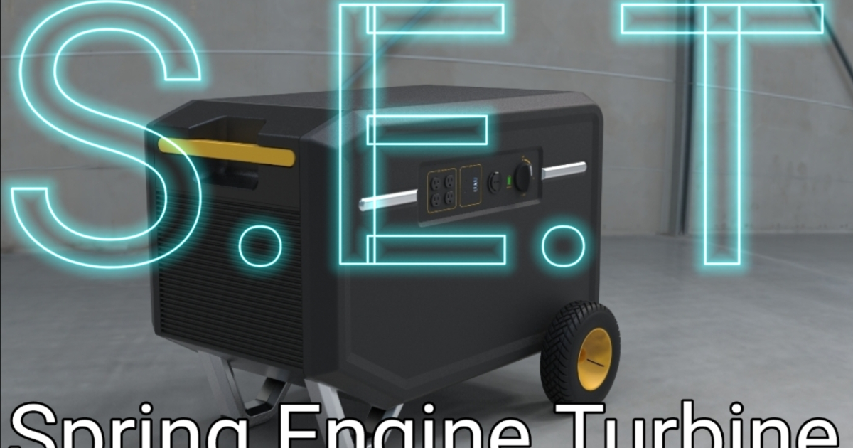 NEW Spring Engine Turbine by Nick Gilbert - Indiegogo