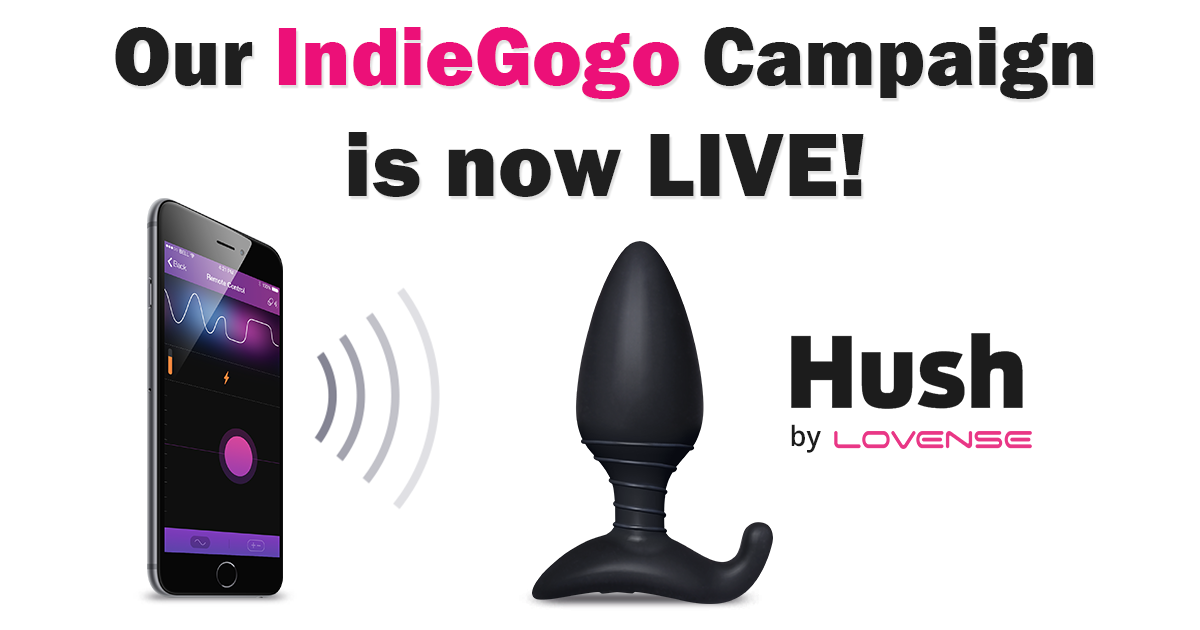 Hush Plug - Control via Smartphone from ANYWHERE! by Joris Guisado |  LOVENSE - Indiegogo