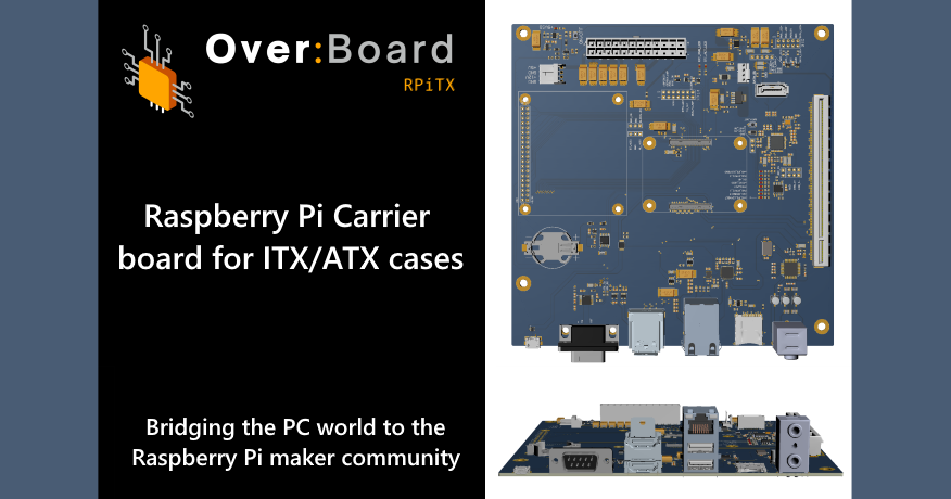 Over:Board - Raspberry Pi 4 Mini-ITX Motherboard by Over Devices ...