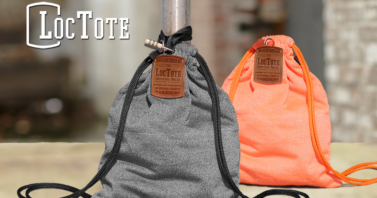 【防刃・防水】LOCTOTE ロックトート Flak Sack ナップサック Flak Sack: The Theft-Resistant Drawstring Backpack by Os Nolk