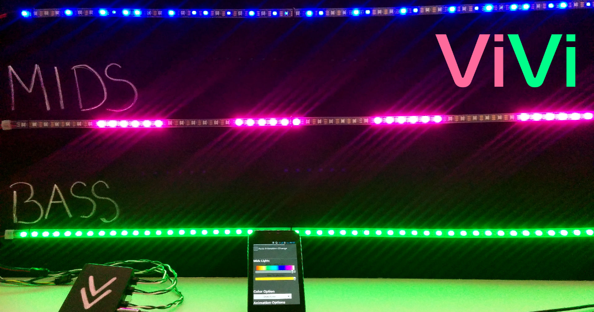 The Smartest Music Reactive LED Controller - ViVi by Visual Vibes ...