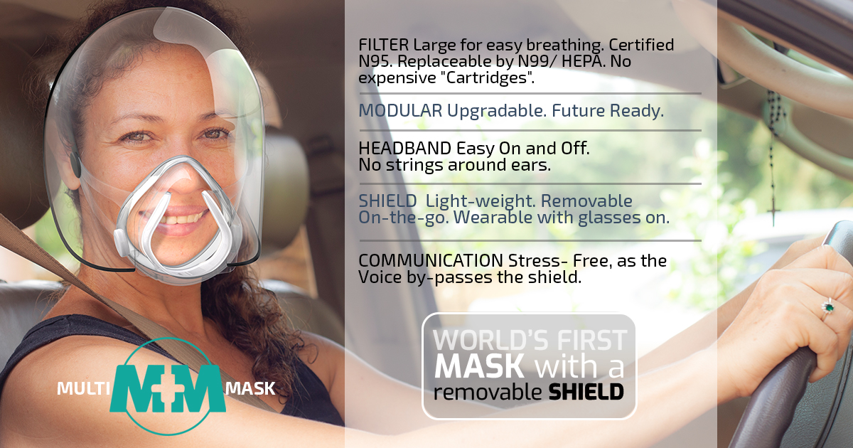 Multi-Mask : The Only Mask with a Removable Shield by Deepak Pathania ...