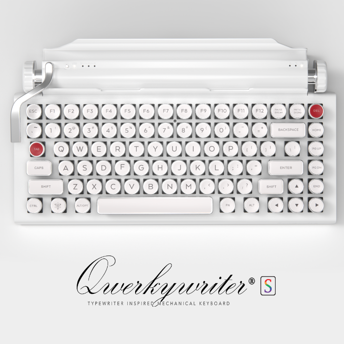 QWERKYWRITER S Typewriter Mechanical Keyboard by Qwerkytoys Inc