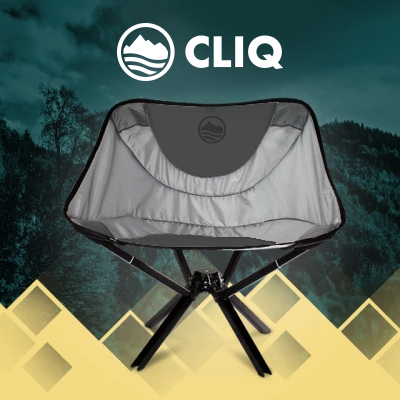 CLIQ Chair: The Bottle Sized Portable Chair by CLIQ - Indiegogo
