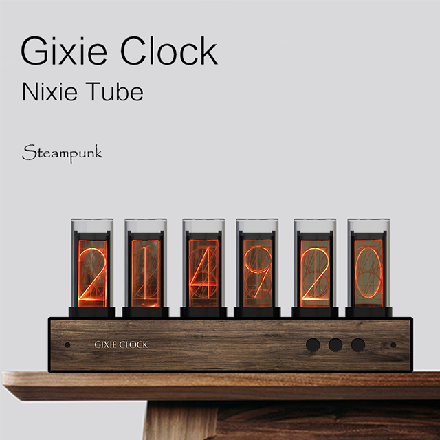 Gixie Clock:Most beautiful Nixie tube clock by os - Indiegogo