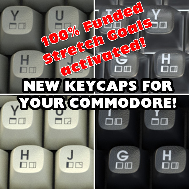 Commodore Petscii Keycaps Keycaps for your Commodore computer! by CBMSTUFF - Indiegogo