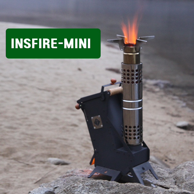 Insfire - Mini : Advanced Outdoor Wood Stove by Anthony Kim - Indiegogo