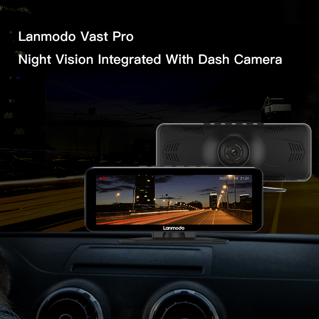 Lanmodo Vast Pro: Night Vision System with Dashcam by Lanmodo