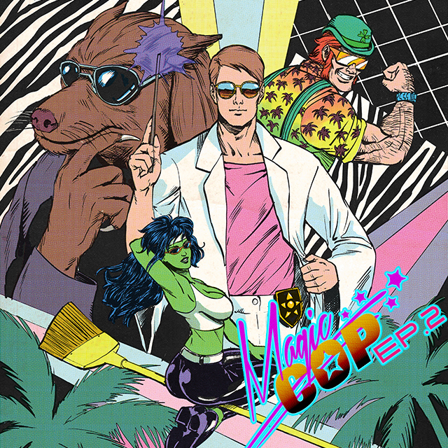 Magic Cop Rotation MAGIC COP 2 : White Lines from Zaid Comics by Phillip Diaz - Indiegogo