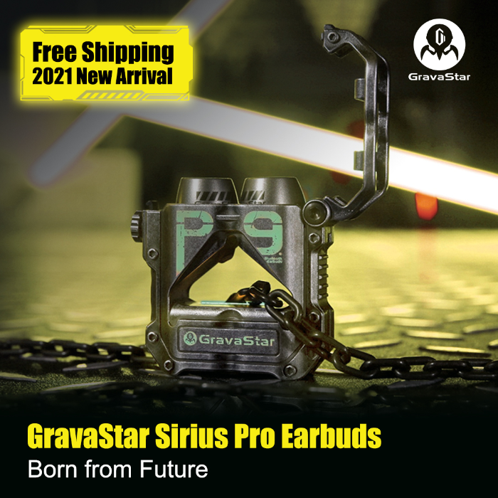 GravaStar Sirius Earbuds: Strong bass. Low latency by GravaStar