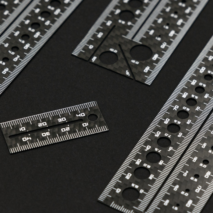 C13 Slotted Ruler Set - EDC Measurement Tools by Carbon Thirteen ...