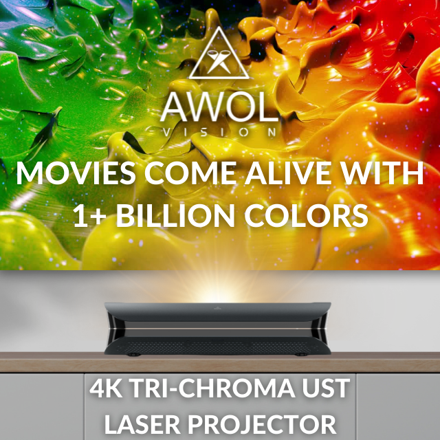 AWOL Vision: Brightest 4K Triple Laser Projector by Team AWOL Vision ...