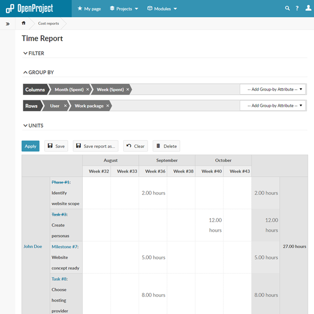 Time tracking API for OpenProject by Robin Wagner - Indiegogo