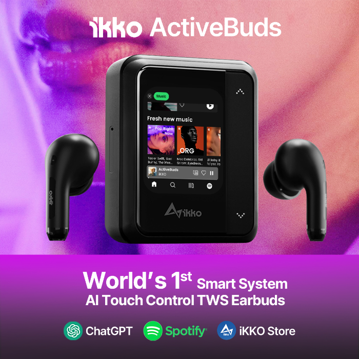 ActiveBuds TWS - Touch Control Spotify & ChatGPT by iKKO Audio