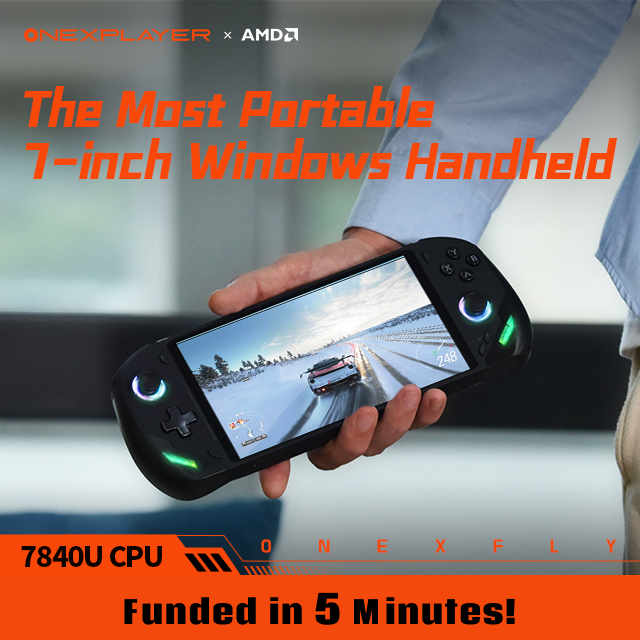 ONEXFLY: Most Compact and Powerful 7840U Handheld by OneXPlayer