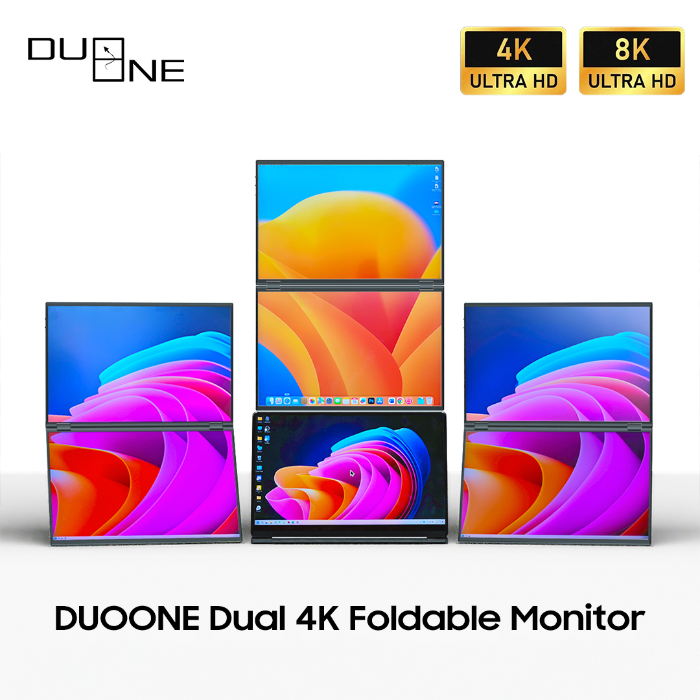 DUOONE 8K & 4K Duo-Monitor 16'-22.8' with SmartKVM by Ava InnLead ...