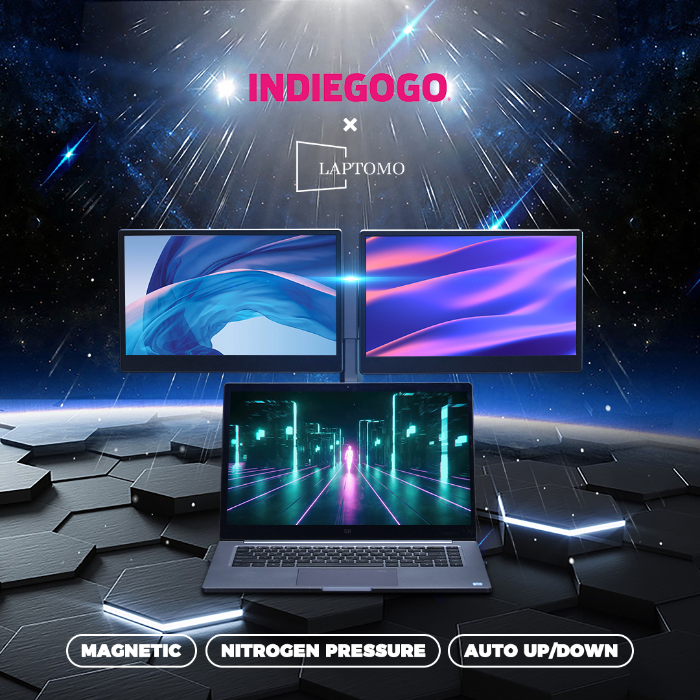 Laptomo Z2:True Mobile Triple Screen Workstation by Laptomo Z2 - Indiegogo