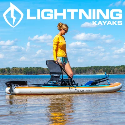 Lightning Kayaks AIR 9: Inflatable Pedal Board by Lightning Kayaks ...