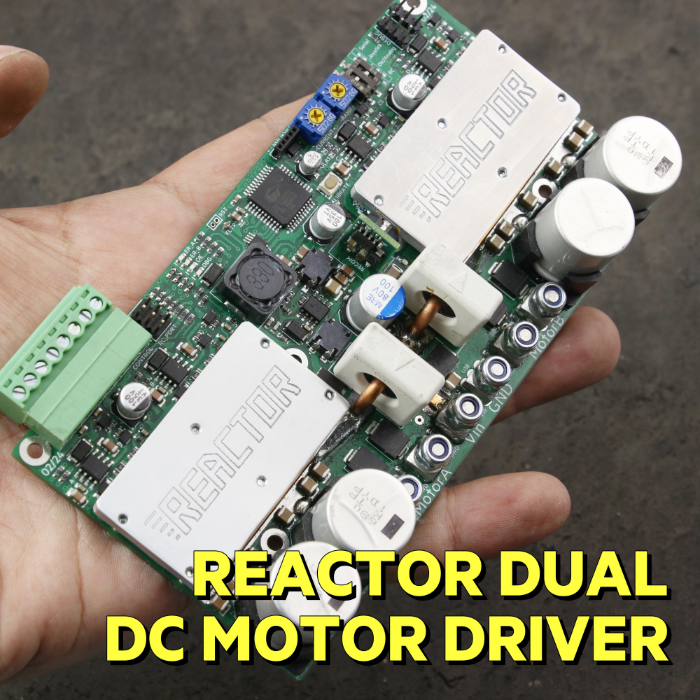 Reactor Dual DC Motor Driver Module - 60V 100A x 2 by JSumo - Indiegogo