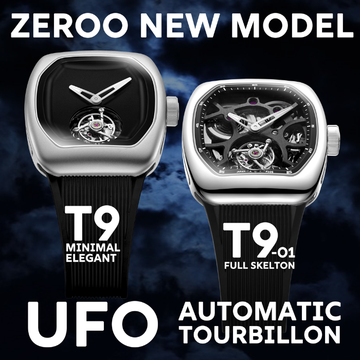ZEROO T9 & T9-01 Mechanical Automatic Tourbillon by ZEROOTIME CO