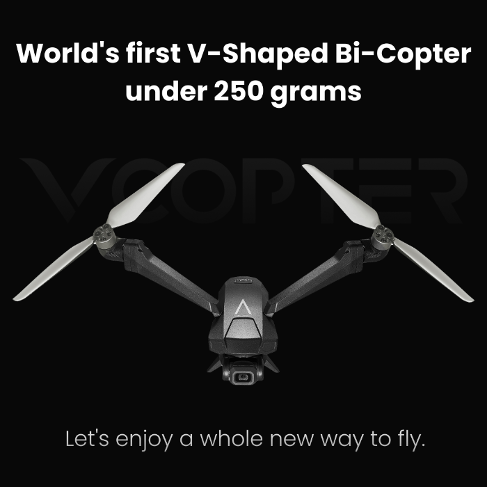 Falcon Mini - First V-Shaped Bi-Copter under 250g by V-Copter - Indiegogo