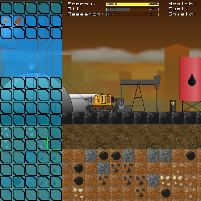 Mining Rover Game Mining Machinery Co., Operation: Seeker, 2D sandbox mining game by Anja ...