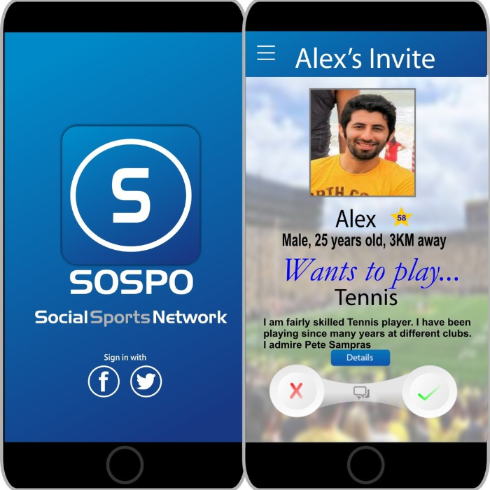 Leo Rifkind Profluence Sospo App. Be Fit. Be social. by Leo Rifkind - Indiegogo